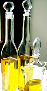 Olivenöl in Flasche
